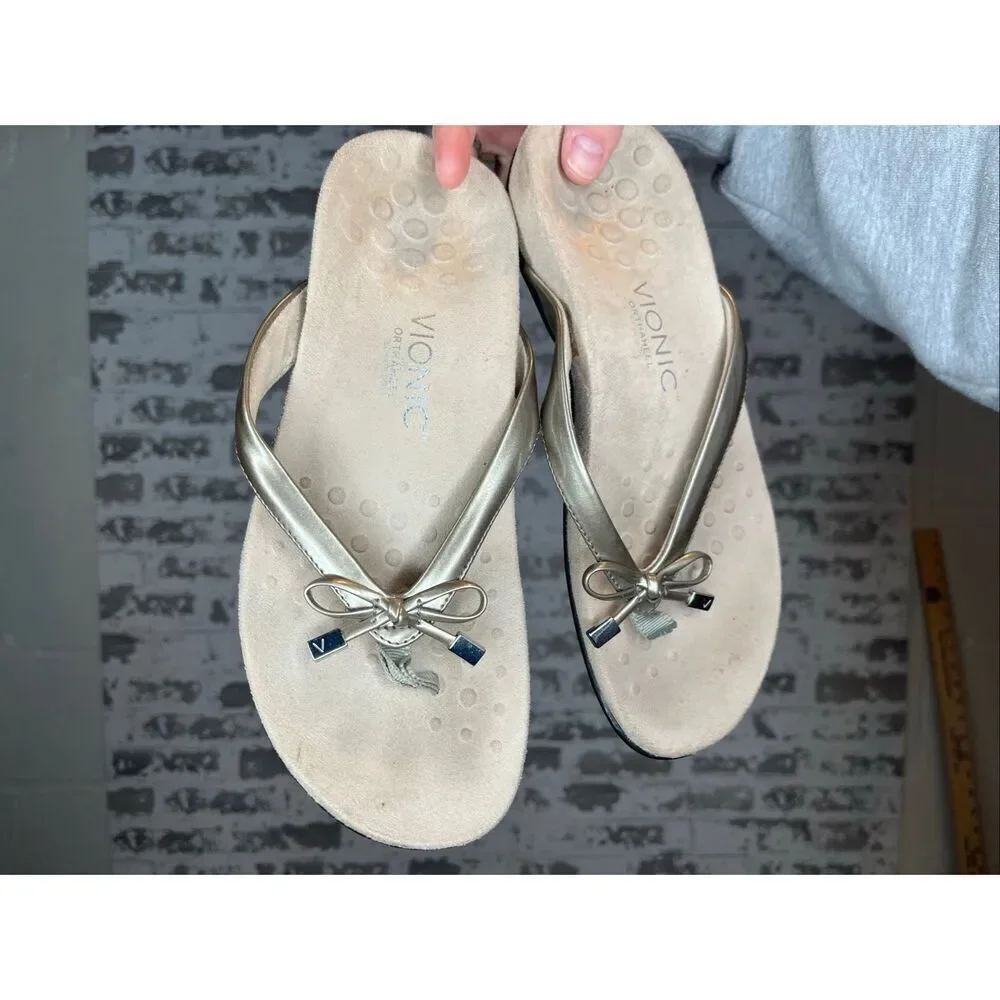 Vionic | women flip flop sandals with bows